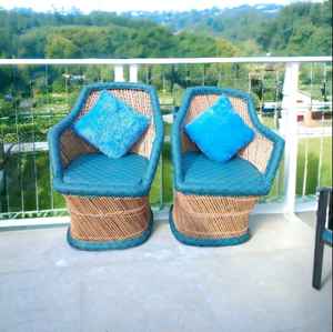 Prix de gros mignon confortable paresseux chaise canapé tufté coussin jardin ensembles salon canapés rotin léger Restaurant ensemble - Product Image 6