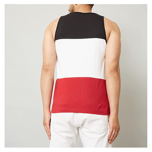 Camiseta sin Mangas Personalizada para Hombre, Precio Económico al por Mayor, 100% Algodón Transpirable, Logotipo y Color Personalizados - Product Image 2