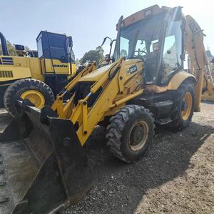 Retroexcavadora JCB 4CX 3CX usada, MINICARGADORA frontal con motor de talón Caterpillar 420F, carga nominal de 15 toneladas - Product Image 3