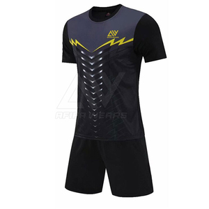 Uniforme de equipo de entrenamiento de camiseta de fútbol personalizado con nombre de equipo uniforme de fútbol de estilo superior 2024 de alta calidad - Product Image 1