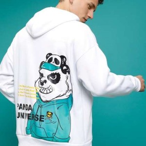 Hombres Otoño Invierno con capucha calle manga larga Regular Fit Color sólido Casual blusa algodón descarga a prueba de viento Tops sudaderas con capucha - Product Image 2