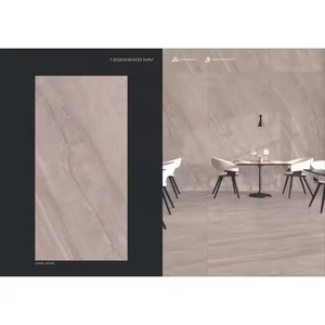 Azulejo de losa Extra grande negro de 120x240, Vestíbulo de Hotel de cerámica, gran formato de 1200x2400mm, venta al por mayor, baldosas de mármol de porcelana de gran tamaño - Product Image 3