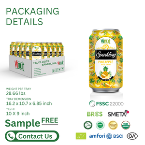 355ml d'eau pétillante de jus de fruit de pomme en conserve/bouteille de boisson-marque privée/boisson en gros-échantillon gratuit-support marketing - Product Image 6