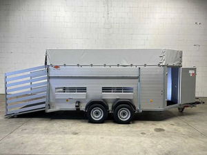 รถพ่วงปศุสัตว์ใหม่ BOECKMANN VA 4520/35 รถพ่วงขนส่งสัตว์ทางการเกษตร รถพ่วงฟาร์มสำหรับขนส่งโค - Product Image 2