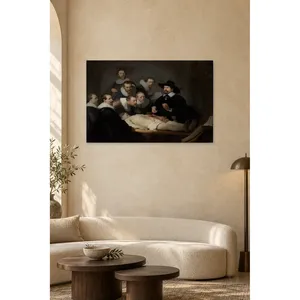 Fida Rembrandt, Le cours d'anatomie du Dr Nicolaes Tulp, impression sur toile - Product Image 3