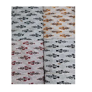 Matériel de tissu de coton à fleurs vibrantes de vente chaude adapté aux robes décontractées jupes de fête et vêtements pour femmes fabriqués à la main - Product Image 3