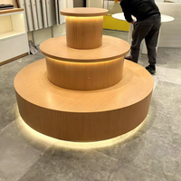 Meubles de magasin de détail en bois écologiques modernes, comptoir de caisse, armoire de rangement, bureau de caissier pour le paiement des clients