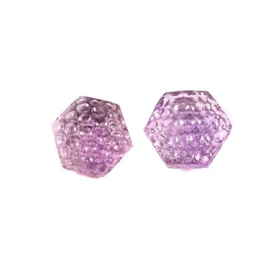 Fait à la main de la meilleure taille naturelle ovale coupe améthyste pierre précieuse miel peigne pierre sculptée belle forme personnalisée pour l'utilisation de bijoux - Product Image 2