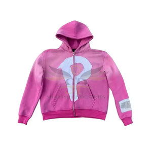 Diseña tus propias sudaderas con capucha bordadas angustia de invierno de alta calidad Venta caliente bordado de angustia bajo Moq - Product Image 1