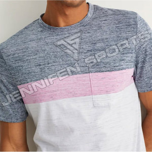 Camiseta Casual Transpirable de Manga Corta para Hombre, de Secado Rápido, Ligera, de Tela Texturizada de Algodón/Poliéster, con Logotipo Personalizado, en Varios Colores - Product Image 3