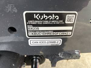 รถแทรกเตอร์ล้อยางคูโบต้า BX23S ดีเซล ปี 2025 ขับเคลื่อน 4 ล้อ 40 แรงม้า สภาพใหม่ เครื่องยนต์ 40 แรงม้า ปั๊มและชุดเกียร์เป็นส่วนประกอบหลัก กำลังขับเคลื่อน 40 แรงม้า - Product Image 6