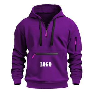 Sudadera Personalizada 2026 para Hombre, de Nylon/Algodón, Tejido Francés, Transpirable, Resistente al Viento, de Gran Peso, Hombros Caídos, Estilo Urbano - Product Image 5