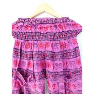 Pantalon décontracté en coton pour femmes fait à la main été Yoga pantalon complet confortable pour les vacances avant plat Style fabricant en gros - Product Image 3