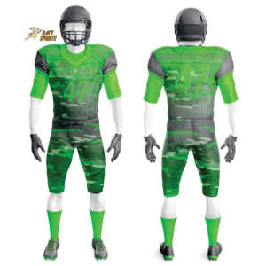 ชุดเสื้อฟุตบอลอเมริกันเยาวชนแบบกำหนดเอง สีเหลืองและดำ แขนสั้น พิมพ์ลาย ชุดกีฬา - Product Image 3