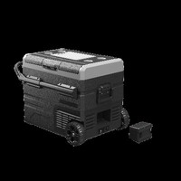 Réfrigérateur-congélateur portable Alpi Co Ol 35L pour l'extérieur, modèle 34687, avec batterie et panneau solaire en option, fabriqué en Chine