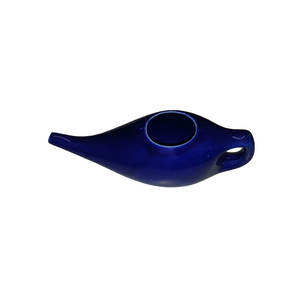 El proveedor indio ofrece una olla Neti de cerámica pintada a mano de calidad superior para la meditación, precio al por mayor - Product Image 4