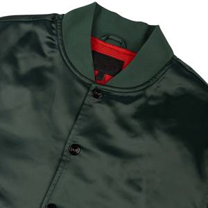 Mejor venta al por mayor de alta calidad de los hombres de pie de cuello de poliéster Safari chaqueta cremallera a prueba de viento ligero otoño 280g peso de la tela - Product Image 4