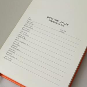 Personal Book Printed Leather Notebook OEM A5 Refillable 200 Pages with Ring Binder Mechanism Digital Printing Business Gift - Product Image 2