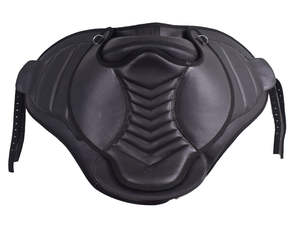 Sillas de Montar Negras Sintéticas para Caballos de Carreras y Ejercicio |   Silla de montar inglesa sin arnés para carreras de caballos, hecha a medida en India. - Product Image 3