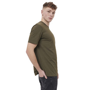 Camiseta 100% algodón personalizada para hombre, camiseta informal estampada antiarrugas de manga corta, ropa de calle, Jersey liso en blanco de alta calidad - Product Image 3