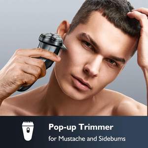 Afeitadora Eléctrica Rotativa para Hombre, Inalámbrica, Recargable, Resistente al Agua, con Recortador y Pantalla, IPX7, Afeitadora Facial - Product Image 2