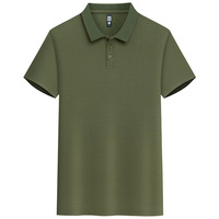 Camiseta de Verano para Hombre, Personalizada con Logotipo OEM, de Manga Corta, Tejida, Transpirable, Cómoda, Informal de Negocios, de Color Sólido