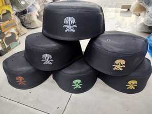 Logotipo personalizado, gorra de oración musulmana de barco Malasio de alta calidad, sombrero blanco negro para las cuatro estaciones en Bangladesh. - Product Image 4