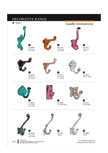 ตะขอติดผนังติดเพชรดีไซน์ใหม่ฮาร์ดแวร์โบราณโบราณแบบเรียบสำหรับการทำเหมืองโดยตรง - Product Image 4