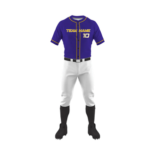 Uniformes de Béisbol de Última Moda, Ropa Deportiva de Poliéster, Logotipo Personalizado Impreso por Sublimación, Conjunto de Jersey y Pantalones, Equipo de Béisbol Personalizable - Product Image 2