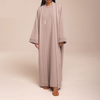 Derniers modèles de vêtements traditionnels islamiques musulmans Abaya pour femmes Abaya Designs Kaftan baggy forme en V élégant Kaftan traditionnel