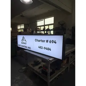 TIANLANG - Caja de Luz LED Acrílica con Iluminación Lateral, Portátil, Rectangular, Formato A4, para Interiores, Material de PVC con Marco de Aluminio, Tamaño 8*2 Pies - Product Image 4