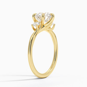 Elegante anillo de compromiso de oro sólido VVS Marquise Lab Grown Diamond 14K para mujer, joyería fina de firma de gama alta al mejor precio - Product Image 2