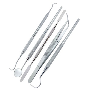 12cm acier inoxydable microscopique ciseaux sonde pince à épiler manuel Source d'alimentation Micro crochet spatule spéculums sondes - Product Image 6