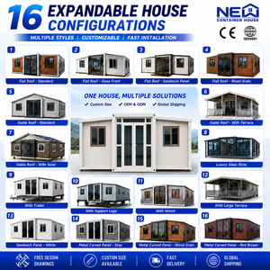 Maison préfabriquée moderne en conteneur extensible de 20 pieds ou 40 pieds, deux <span class=keywords><strong>chambres</strong></span> avec salon, garantie de 2 ans, vente en gros - Product Image 3