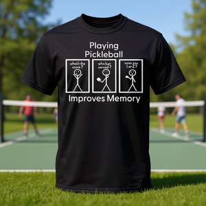 Maglietta Promozionale per il Giorno del Partita di Pickleball: Migliora la Memoria - Product Image 3