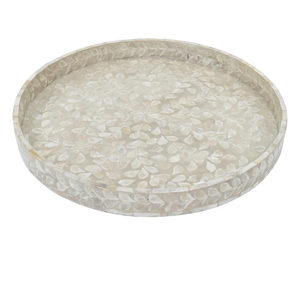 ถาดเสิร์ฟที่ขายดีที่สุด ดูหรูหรา ทําจากมุกคุณภาพสูง ถาด MOP โรงแรม คาเฟ่ ใช้อุปกรณ์ร้านอาหารโรงแรม - Product Image 4