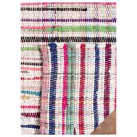 Tapis de couloir moderne fait main en coton, style bohème, pour salon, chambre à coucher, ou prière, tapis brodé d'Inde