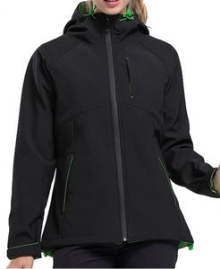 Chaqueta Softshell impermeable y a prueba de viento de color de contraste con cremallera completa OEM y ODM Forro impermeable Streetwear Chaqueta Softshell - Product Image 1