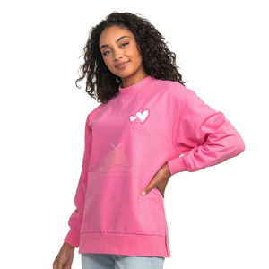 Factory Price Wholesale New <b>Women</b> Cotton <b>Long</b> Sleeve Crew Neck Winter <b>Sweatshirt</b> Streetwear Style Silk Screen Printed Front - Product Image 1