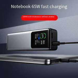 New 10000mAh Portable Power Bank with Fast <b>Charging</b> High Capacity 2-in-1 Wired <b>Wireless</b> Quick Charger Power Banks Power <b>Station</b> - Product Image 6