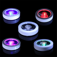 LED-Gewichtssensitive Untersetzer für Getränke Party Bar Geschenk Abschlussfeier Diwali Ramadan Mehrfarbig Langlebig Batteriebetrieben
