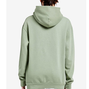 Sudadera con capucha de hombro caído para mujer y Sudadera con capucha de gran tamaño Ultra Premium Pastel verde 450-500 Gsm sudaderas con capucha de peso pesado - Product Image 3