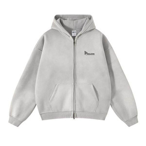 Nouveau sweat à capuche oversize pour homme, fermeture éclair, manches longues, avec poches, lavage à l'acide, streetwear, sweat à capuche en molleton, veste - Product Image 1