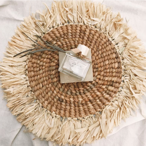 Gorgeous Design Handcrafted Braided Water Hyacinth Placemat Boho Vintage Unique Style Decor Table <b>Dinner</b> Wedding Party - Product Image 3