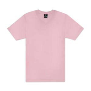 เสื้อยืดคอวีแบบกำหนดเองแขนสั้น160 GMS ผ้าฝ้ายว่างเปล่าดูดซับ100% เหงื่อระบายอากาศได้ - Product Image 1