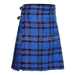 Acrylique de qualité supérieure fabriqué idéal pour l'occasion des Highlands Authentique Scottish Highland 8 Yard Tartan Kilts pour hommes - Product Image 1