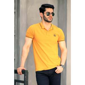 Camiseta Polo Delmont para Hombre, 100% Algodón, Diseño Sólido Básico, Transpirable, Tejido de Punto, Color Oscuro, Parches Bordados, Tallas Grandes XL 6XL - Product Image 1