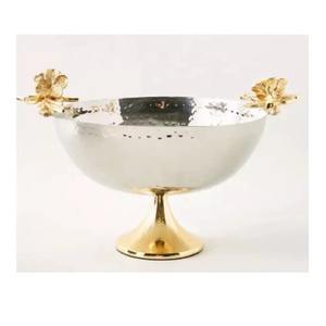 Vente à Chaud de Bols Martelés en Aluminium au Design Floral Parfait pour les Noix à Salade de Fruits Idéal pour le Service à Table de Restaurant d'Hôtel - Product Image 4