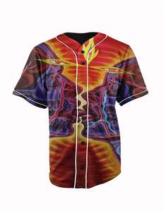 Maillots de baseball respirants à impression personnalisée Vêtements de sport personnalisés avec broderie - Product Image 5