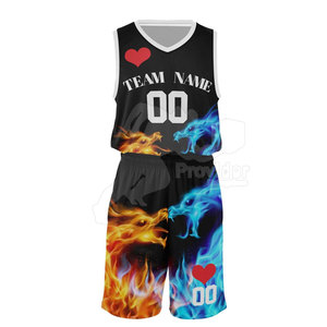Ropa deportiva para exteriores, conjuntos transpirables de talla grande, Material de poliéster 100%, uniforme de baloncesto personalizado de alta calidad, logotipo personalizado - Product Image 1